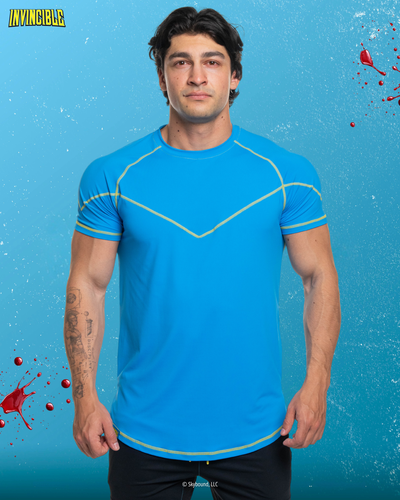 INVINCIBLE® Essentials Performance Short Sleeve Tee - Blue