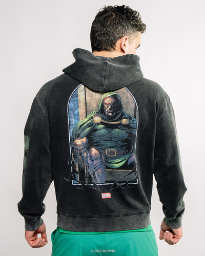 DOCTOR DOOM Unisex Acid Washed Pullover 1 of 250