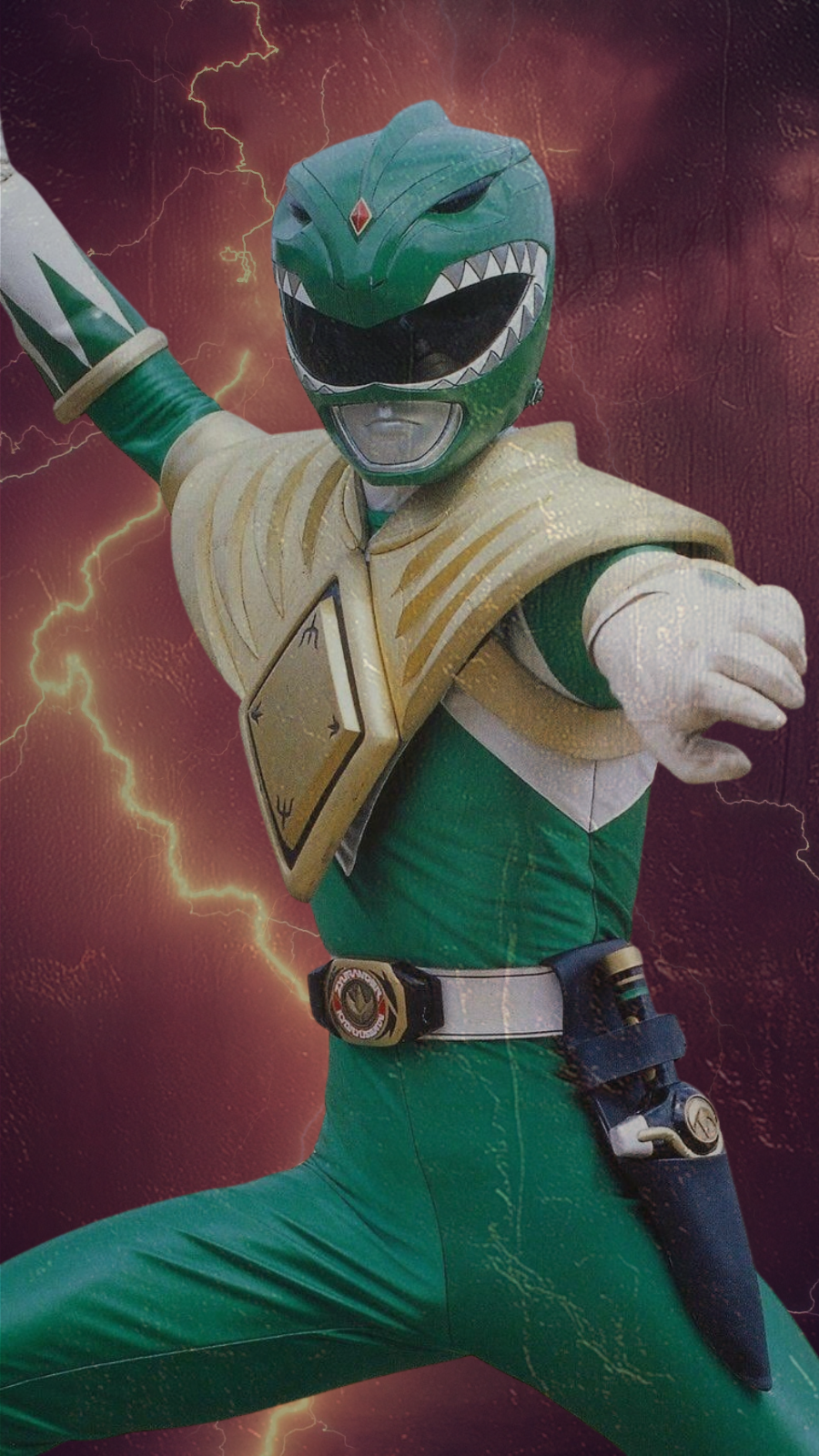 Green Ranger Long Sleeve MMA Rash Guard